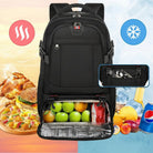Laptop Travel Rucksack | Insulated Food Compartment | USB Port | 50L-Backpack-Chaps London-Chaps London