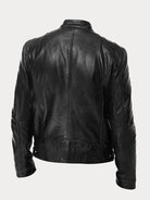 Leather Jacket | Zip-Up | Regular Fit | Biker Jacket | Men's Leather Jacket -Men’s Leather Jacket-Chaps London-Chaps London