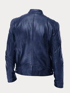 Leather Jacket | Zip-Up | Regular Fit | Biker Jacket | Men's Leather Jacket -Men’s Leather Jacket-Chaps London-Chaps London