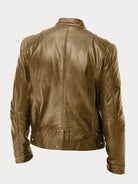 Leather Jacket | Zip-Up | Regular Fit | Biker Jacket | Men's Leather Jacket -Men’s Leather Jacket-Chaps London-Chaps London