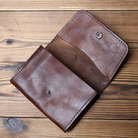 Leather Wallet - Men's Full Grain Tri Fold-Wallet-Chaps London-Chaps London