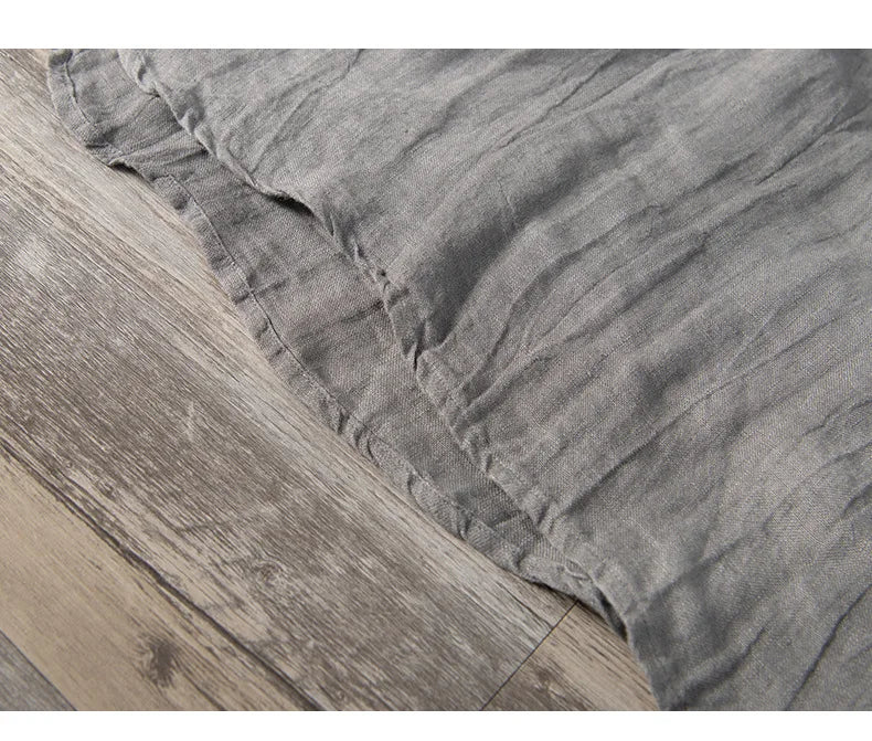 Linen Shirt - Button-Up - Lightweight - Short Sleeve Shirt - Men's Shirts-Shirts-Chaps London-Chaps London