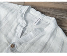 Linen Shirt - Button-Up - Lightweight - Short Sleeve Shirt - Men's Shirts-Shirts-Chaps London-Chaps London