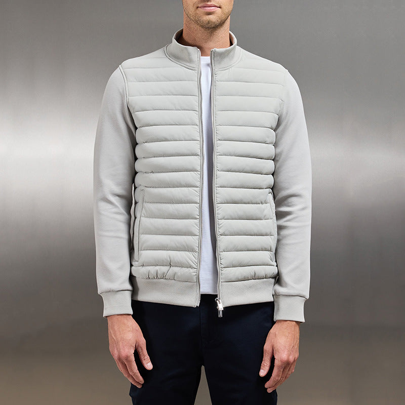Long Sleeve Gilet | Zip-Up | Padded | Autumn Jacket | Men's Jacket-Men’s summer jacket-Chaps London-Chaps London