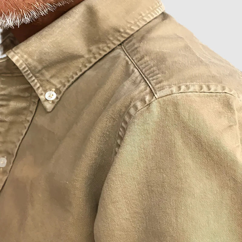 Long Sleeve Shirt - Casual - Collared - Button-Up Shirt - Men's Shirts-Shirts-Chaps London-Chaps London