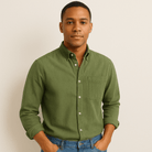 Long Sleeve Shirt - Men's Regular Fit Collared-Shirts-Chaps London-Chaps London