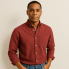 Long Sleeve Shirt - Men's Regular Fit Collared-Shirts-Chaps London-Chaps London