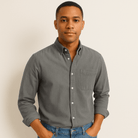 Long Sleeve Shirt - Men's Regular Fit Collared-Shirts-Chaps London-Chaps London