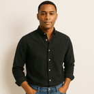 Long Sleeve Shirt - Men's Regular Fit Collared-Shirts-Chaps London-Chaps London