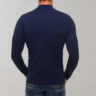 Long Sleeve T-Shirt - Half Zip - Slim Fit - Quarter Zip Shirt - Men's Shirts-Chaps London-Chaps London