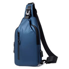 Men's Bag | Charging Port | Adjustable Strap | Waterproof Bag | Crossbody Bag-Shoulder Bag-Chaps London-Blue-Chaps London
