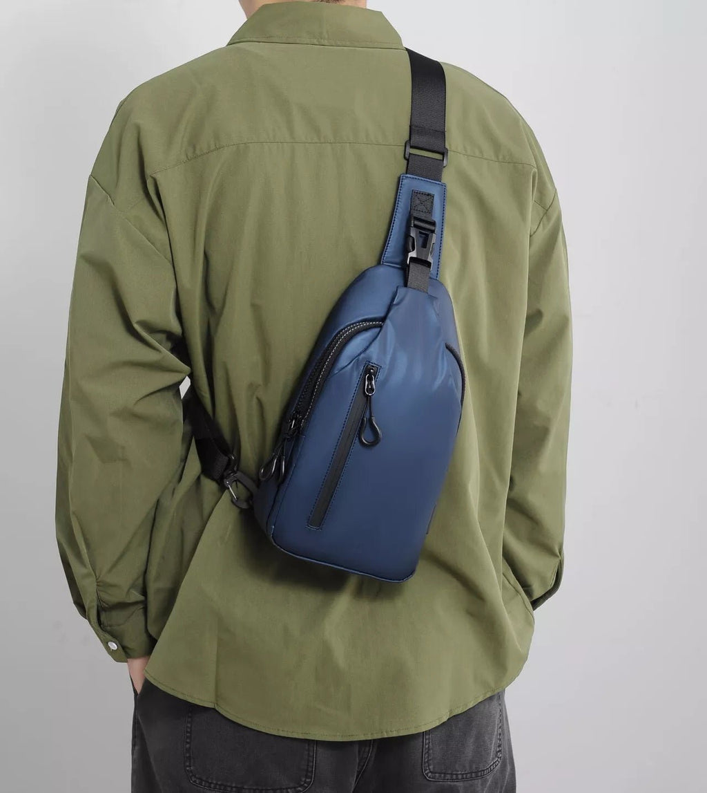 Men's Bag | Charging Port | Adjustable Strap | Waterproof Bag | Crossbody Bag-Shoulder Bag-Chaps London-Chaps London