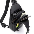 Men's Bag | Charging Port | Adjustable Strap | Waterproof Bag | Crossbody Bag-Shoulder Bag-Chaps London-Chaps London