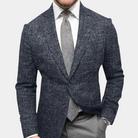 Men's Blazer | Stylish | Single Breasted | Suit Jacket | Men's Clothing-Chaps London-Black-M-Chaps London