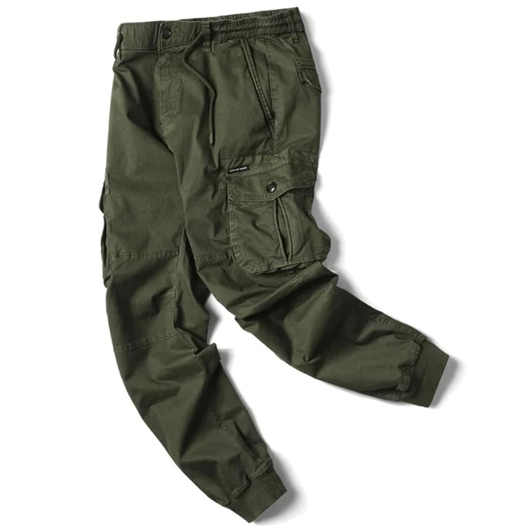 Men's Cargo Joggers | Drawstring | Pockets | Cargo Pants | Men's Pants-Chaps London-Chaps London