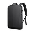Men's Hardshell Backpack | Anti Theft Combination Lock | USB Charging Port-Backpack-Chaps London-Black-Chaps London