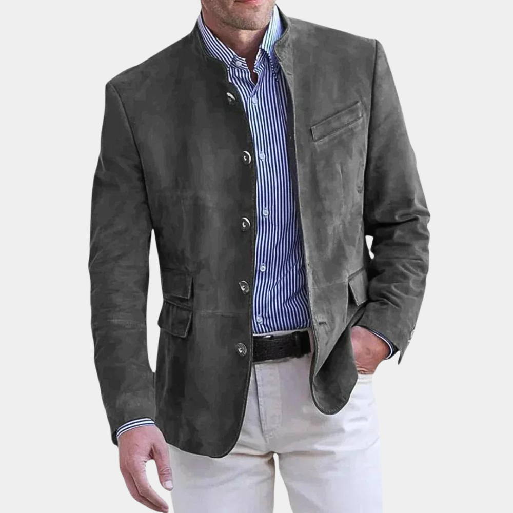 Men's Jacket | Business Casual | Single Breasted | Blazer Jacket | Men's Blazer-Men Winter Jacket-Chaps London-Chaps London