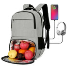 Men's Laptop Backpack | Insulated Compartment | Waterproof | USB Port-Backpack-Chaps London-Chaps London