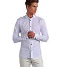 Men's Non Iron Shirt | Stretch | Slim Fit | Dress Shirt | Button-Up Shirt-Dress Shirts-Chaps London-Chaps London