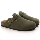 Men's Orthopaedic Suede Clogs – Slip-On Mules-Shoes-Chaps London-Chaps London