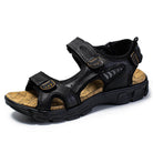 Men's Orthopaedic Velcro Sandals - Walking & Sport Sandals-Sandals-Chaps London-Black-3.5-Chaps London