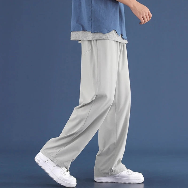 Men's Pants | Casual | Loose Fit | Straight Leg Pants | Wide Leg Joggers-Chaps London-Chaps London