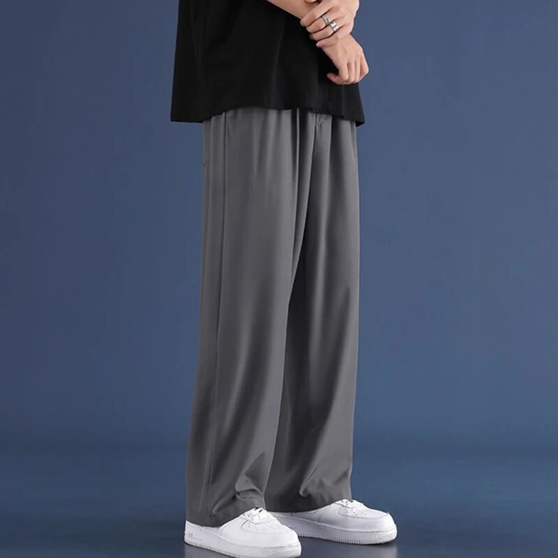 Men's Pants | Casual | Loose Fit | Straight Leg Pants | Wide Leg Joggers-Chaps London-Chaps London