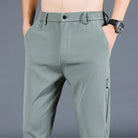 Men's Pants - Elastic Waist - Slim Fit - Casual Pants - Stretch Pants-Chaps London-Chaps London