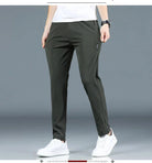 Men's Pants - Elastic Waist - Slim Fit - Casual Pants - Stretch Pants-Chaps London-Chaps London