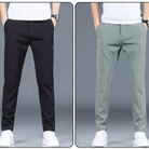 Men's Pants - Elastic Waist - Slim Fit - Casual Pants - Stretch Pants-Chaps London-Chaps London