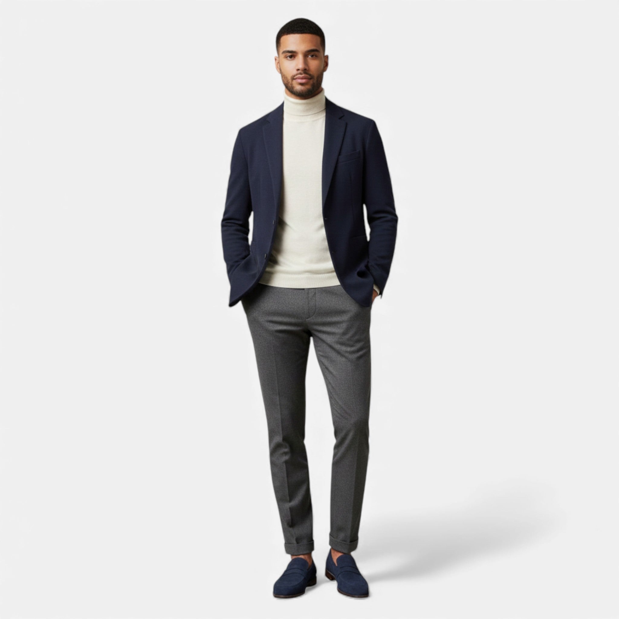 Men's Penny Loafers | Suede | Slip-On | Leather Loafers-Loafers-Chaps London-Chaps London