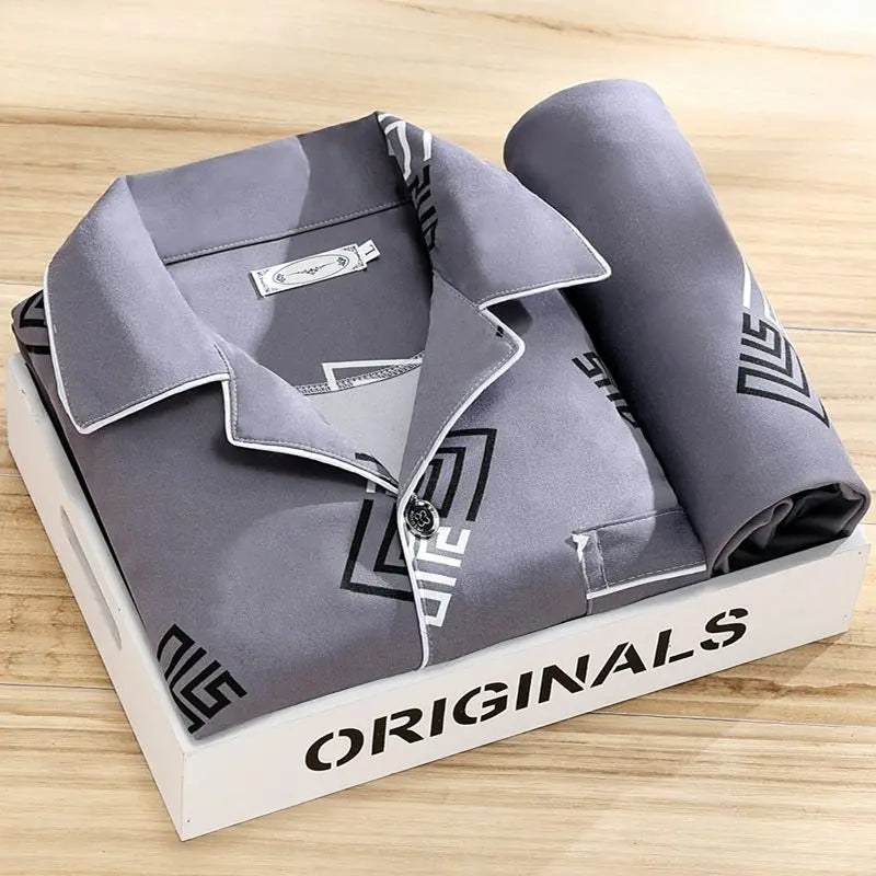 Men's Pyjama | Long Sleeve | Long Pants | Pajama Set | Men's PJS-Men's Pajama Set-Chaps London-Chaps London
