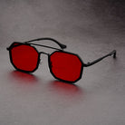 Men's Sunglasses | Angular | Trendy | Polarised Sunglasses | Sunnies for Guys-Sunglasses-Chaps London-Red-Chaps London