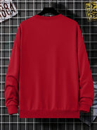 Men's Sweatshirt - Round Neck - Print - Oversized Sweatshirt - Oversized Pullover-Sweaters-Chaps London-Chaps London
