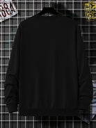 Men's Sweatshirt - Round Neck - Print - Oversized Sweatshirt - Oversized Pullover-Sweaters-Chaps London-Chaps London