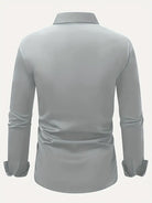 Non Iron Shirt | Wrinkle Free | Slim Fit | Button-Up Shirt | Men's Shirts-Men’s Dress Shirt-Chaps London-Chaps London