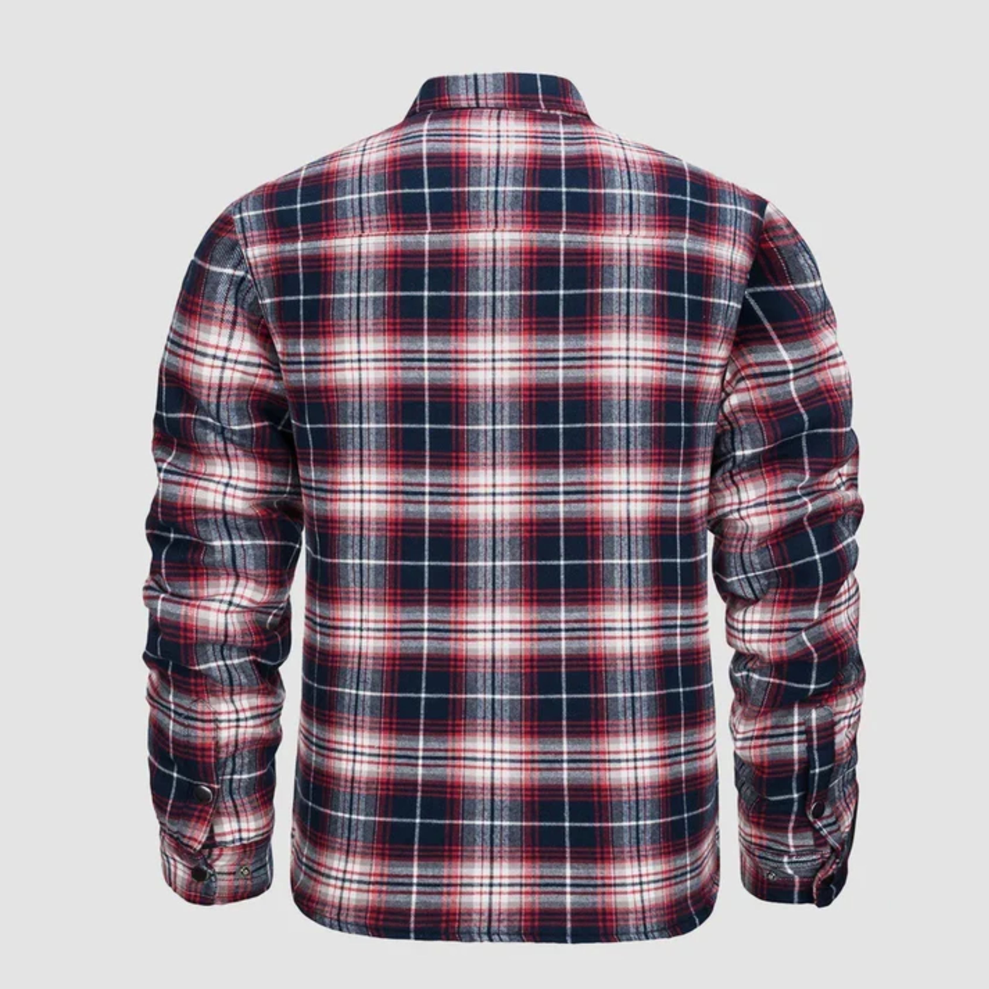 Plaid Jacket | Buttoned Up | Shirt Jacket | Quilted Jacket | Men's Flannel Jacket -Overshirts-Chaps London-Chaps London