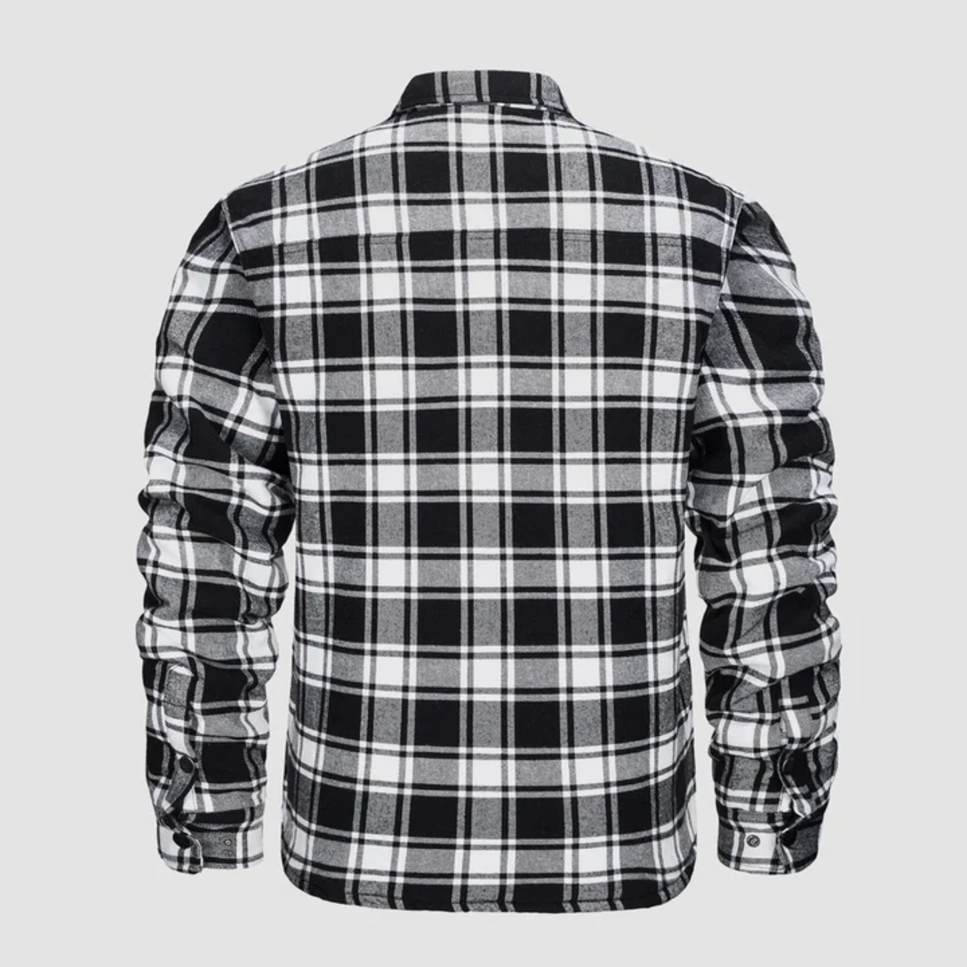 Plaid Jacket | Buttoned Up | Shirt Jacket | Quilted Jacket | Men's Flannel Jacket -Overshirts-Chaps London-Chaps London