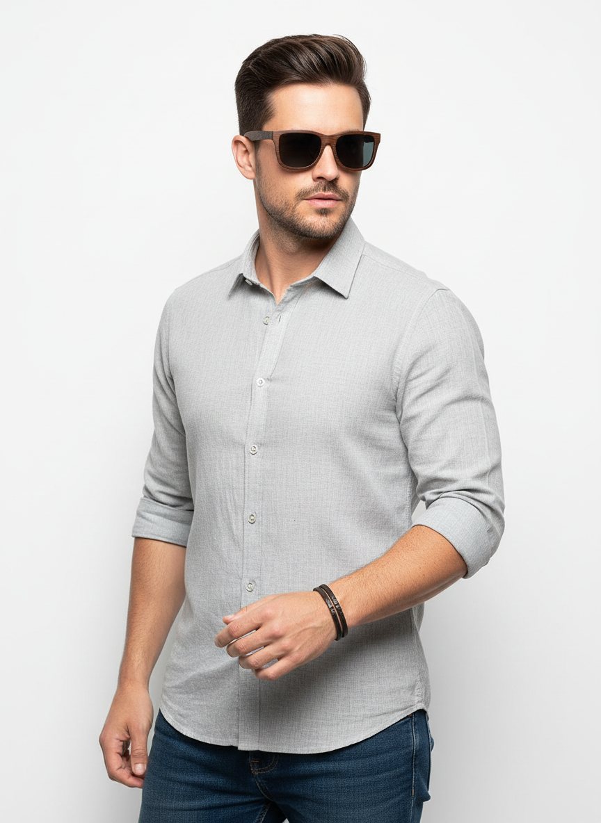 Polarised Sunglasses - Men's Bamboo Frame Wayfarer-Sunglasses-Chaps London-Chaps London