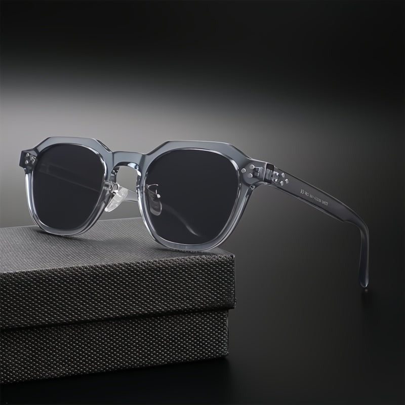 Polarised Sunglasses - Men's UV400 Clear Frame-Sunglasses-Chaps London-Chaps London