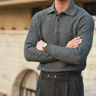Polo Jumper - Men's Collared Knitted Jumper-Sweater-Chaps London-Chaps London