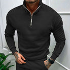 Polo Jumper - Men's Quarter Zip Long Sleeve-Sweaters-Chaps London-Chaps London