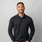 Polo Shirt | Collared | Long Sleeve | Polo Jumper | Men's Sweater-Men Sweaters-Chaps London-Chaps London