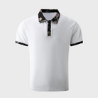 Polo Shirt - Men's Floral Print Short Sleeve-Men Summer Shirt-Chaps London-Chaps London