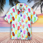 Polo Shirt - Men's Ice Cream Print Short Sleeve-Shirts-Chaps London-Green-S-Chaps London