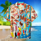 Polo Shirt - Men's Ice Cream Print Short Sleeve-Shirts-Chaps London-White-S-Chaps London