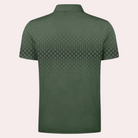 Polo Shirt - Men's Quarter Zip Short Sleeve Collared-Polos-Chaps London-Chaps London