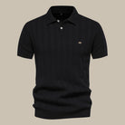 Polo Shirt - Men's Short Sleeve Knitted Collared Polo T-Shirt-Polo man-Chaps London-Chaps London