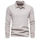 Polo Sweater | Turn Down Collar | Regular Fit | Long Sleeve Polo Shirts | Men's Clothing-Chaps London-Chaps London