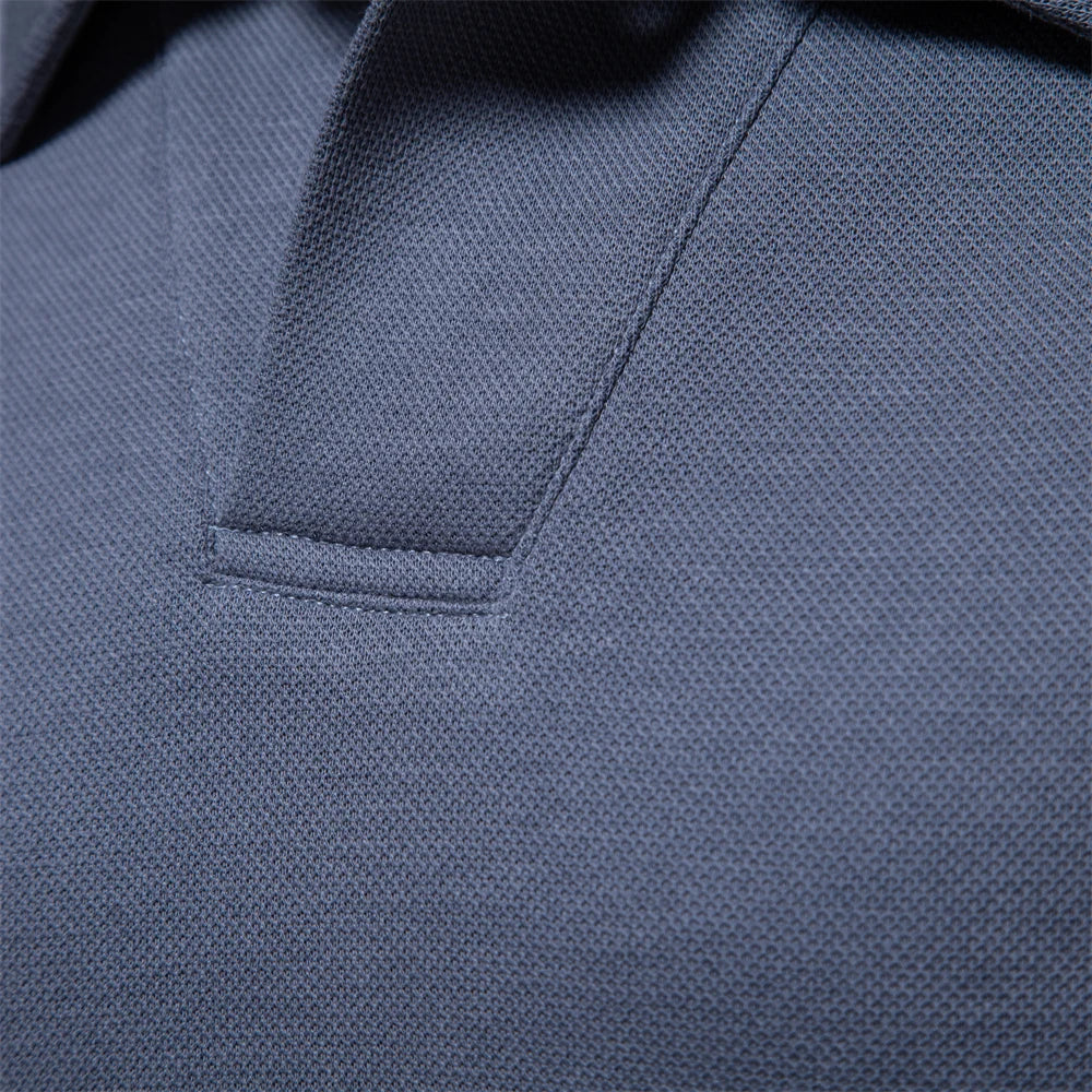 Polo Sweater | Turn Down Collar | Regular Fit | Long Sleeve Polo Shirts | Men's Clothing-Chaps London-Chaps London